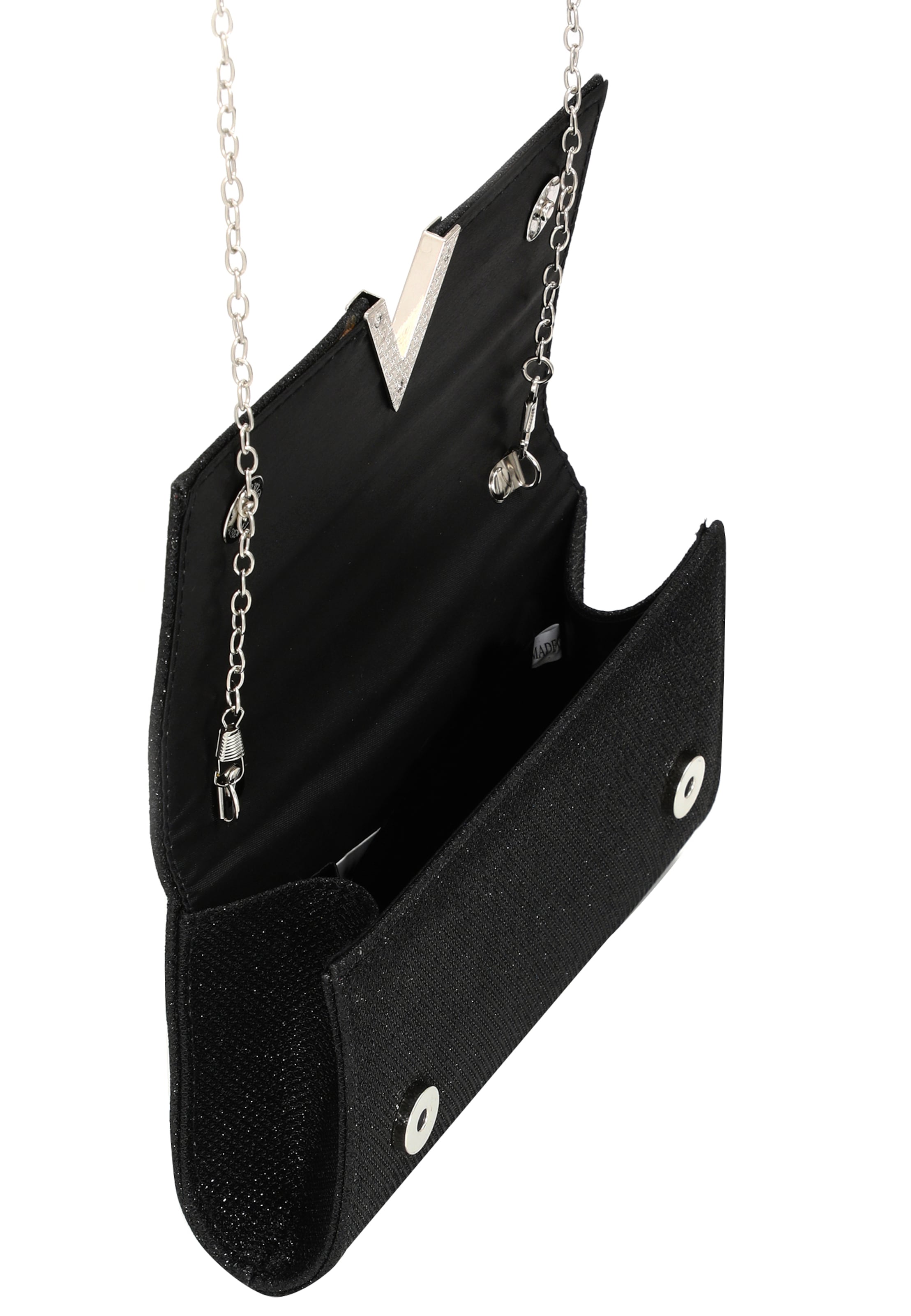 faina Clutch in Black