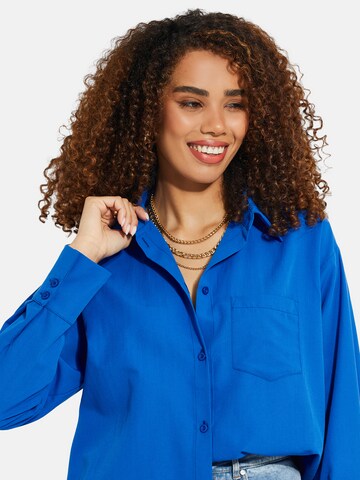 Threadbare Bluse 'Delialah' in Blau