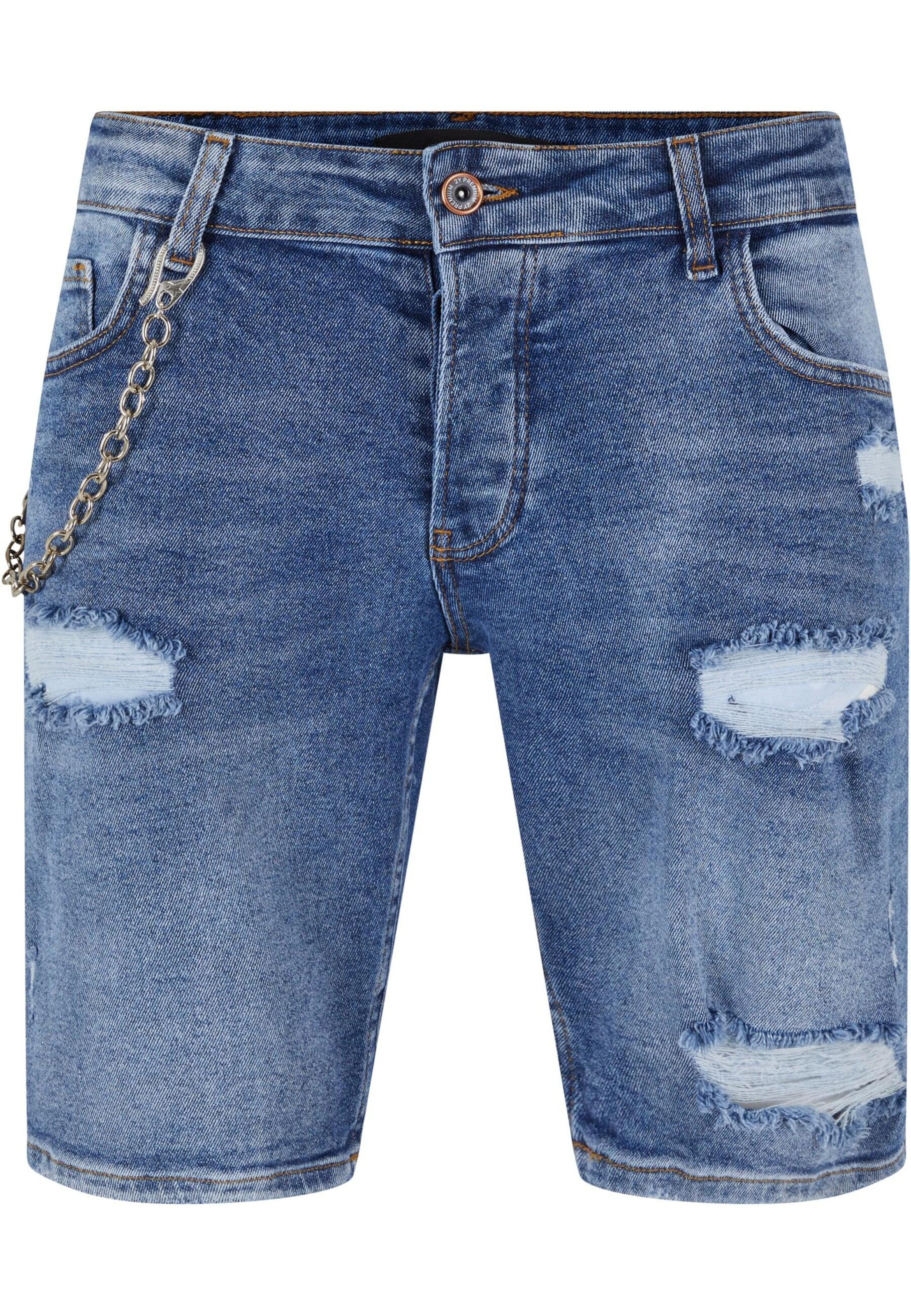 2Y Premium Regular Jeans in Blue: front
