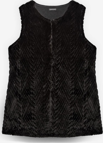 Fiorella Rubino - Abrigo de invierno en negro: frente