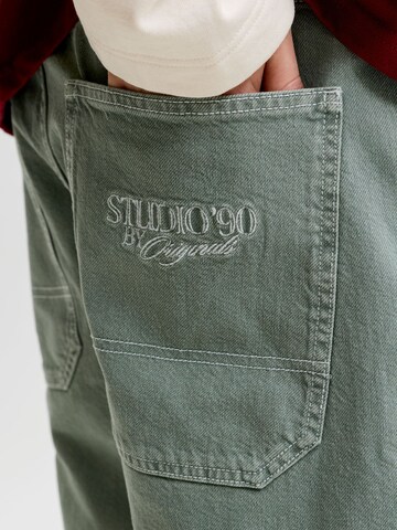 JACK & JONES Baggy Jeans 'JJAlex' in Groen