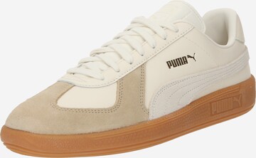 Baskets basses 'Army Trainer' PUMA en beige : devant