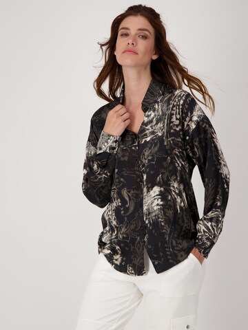 monari Blouse in Bruin: voorkant