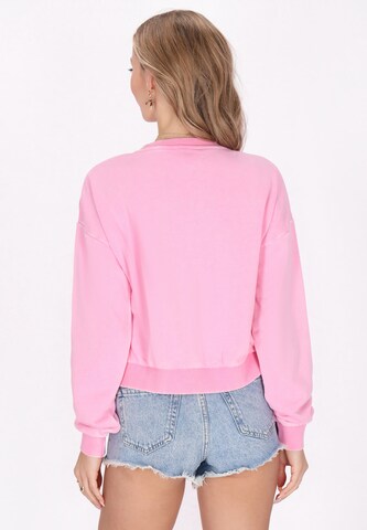 Sweat-shirt 'Fashion Look' IZIA en rose
