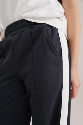 Wide Leg Pantalon WE Fashion en noir