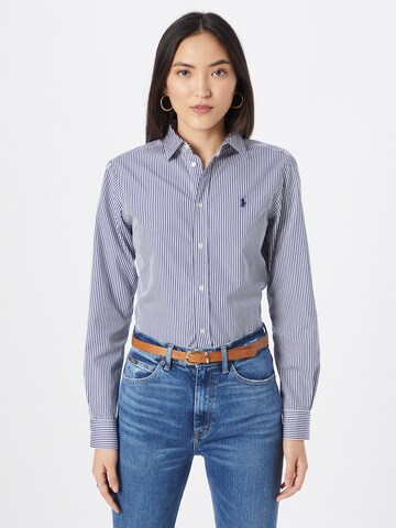 Camicia da donna di Polo Ralph Lauren in blu: frontale