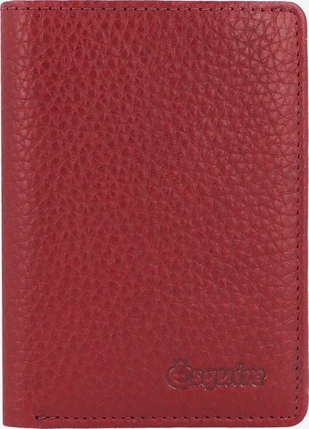 Esquire Wallet in Red: front