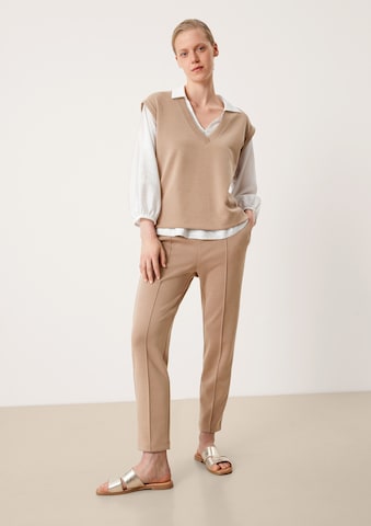 s.Oliver BLACK LABEL Top in Beige