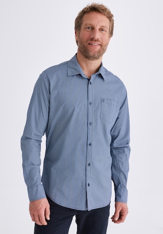 Stooker Men Regular fit Button Up Shirt 'Harrison' in Blue: front