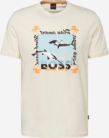 BOSS T-Shirt in Beige: predná strana