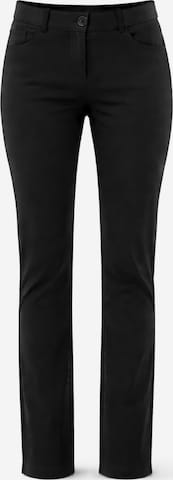 PANTONECLO Regular Broek 'Leafletic Women’s Trouser' in Zwart: voorkant