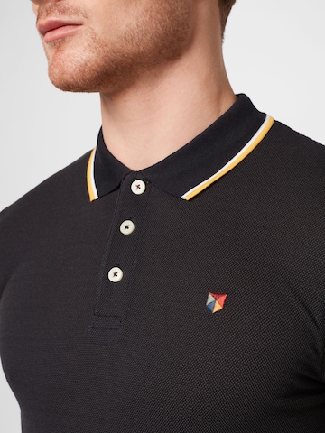 JACK & JONES Regular Fit Poloshirt 'Bluwin' in Schwarz