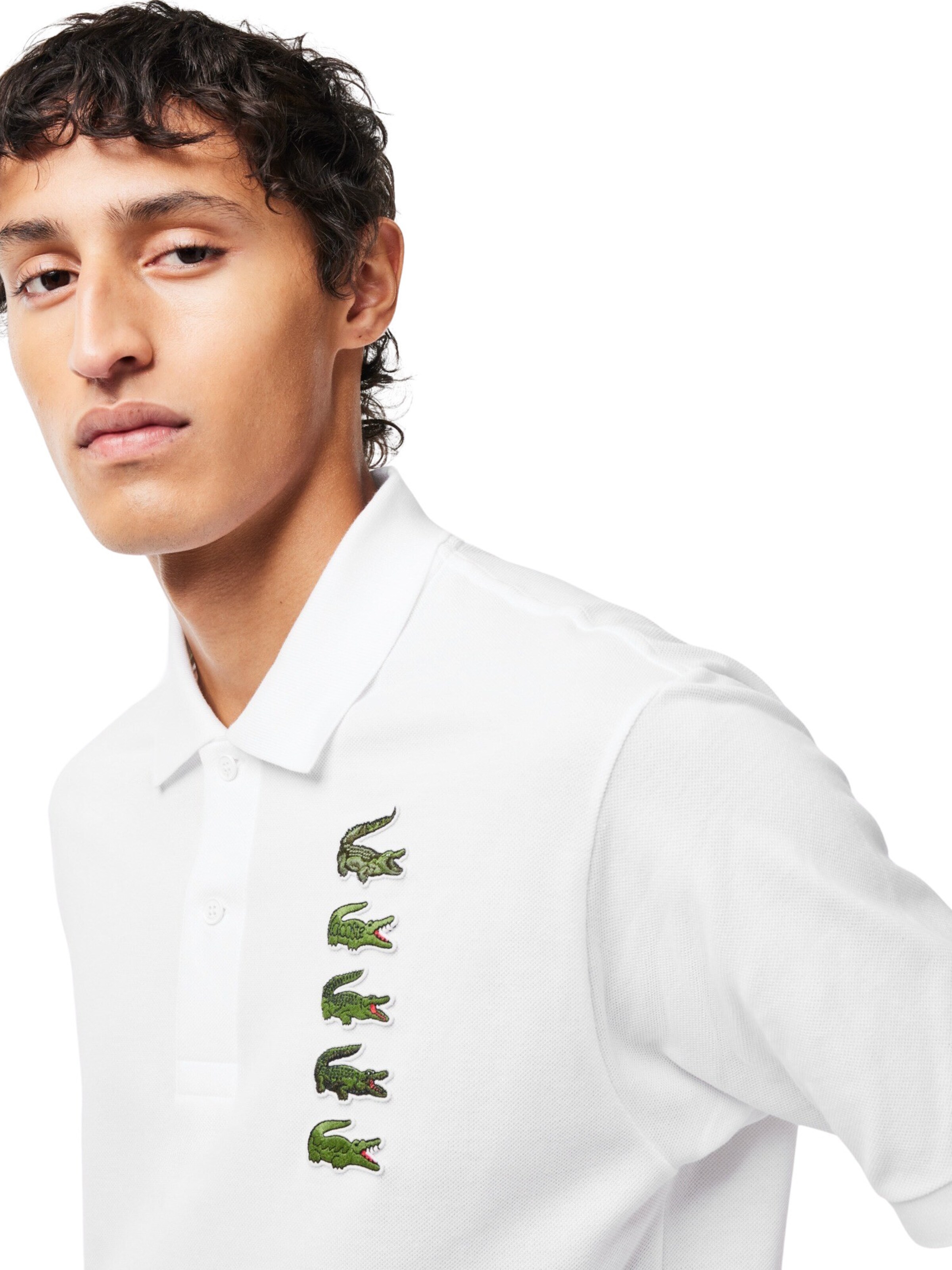 LACOSTE - Camisa em branco