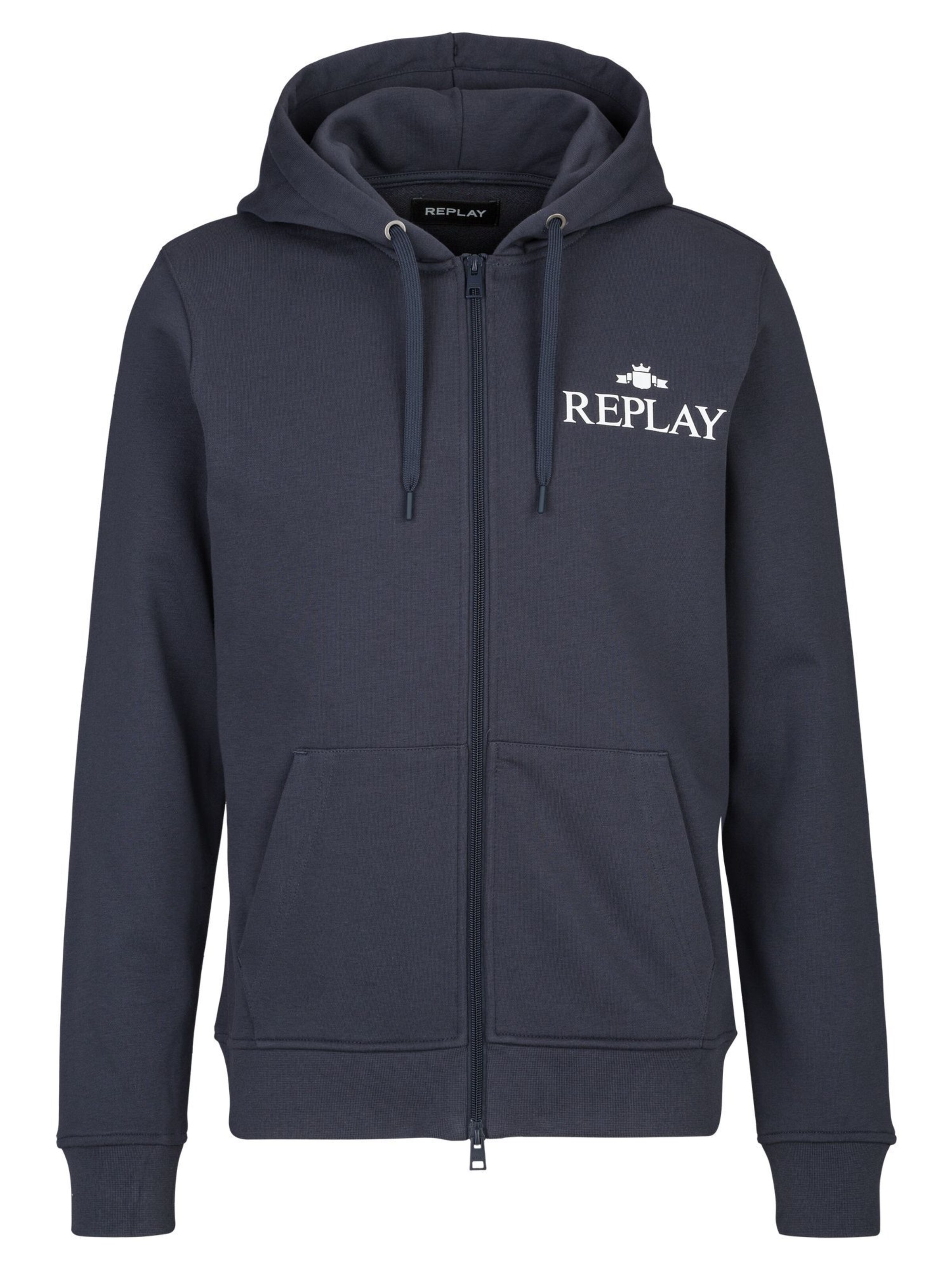 REPLAY Sweatshirt in Blue: front