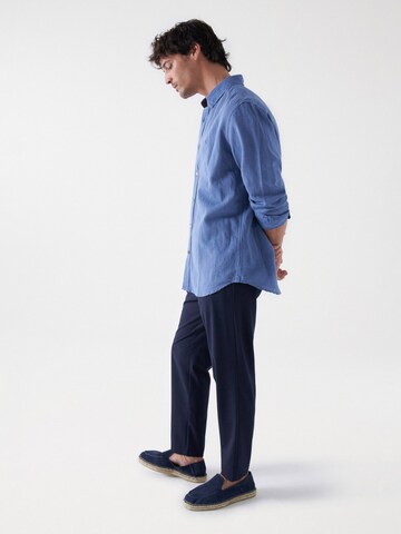 Salsa Jeans Regular fit Button Up Shirt in Blue