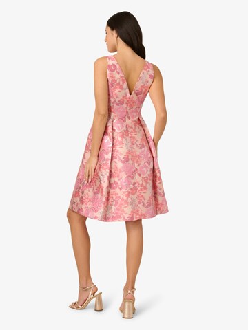 Adrianna Papell Cocktail Kleid 'Sleeveless Tie Front Dress' in Pink