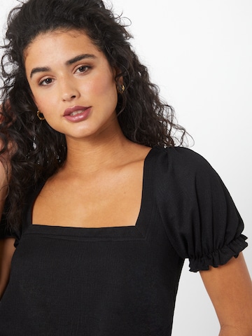 River Island - Blusa 'Square' em preto