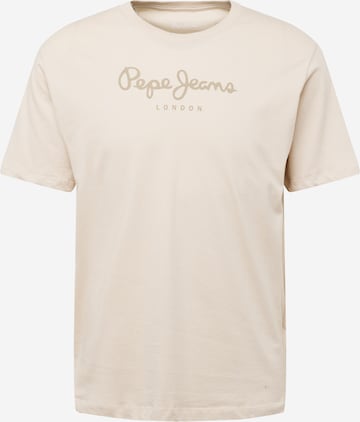 Pepe Jeans T-Shirt 'Eggo' in Beige: predná strana