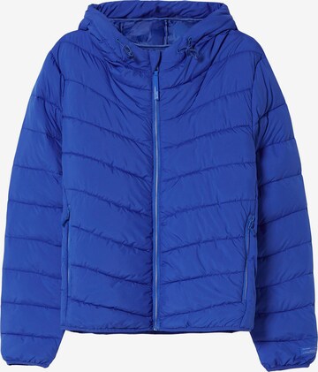 Bershka Between-season jacket in Blue: front