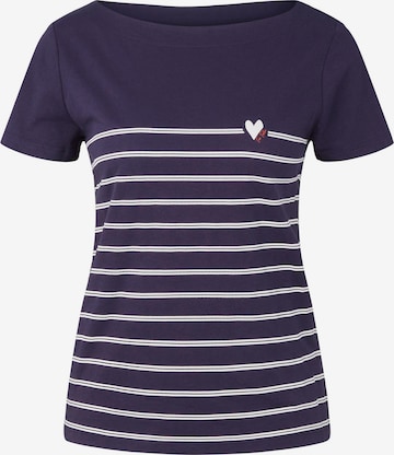 T-shirt TOM TAILOR en bleu : devant