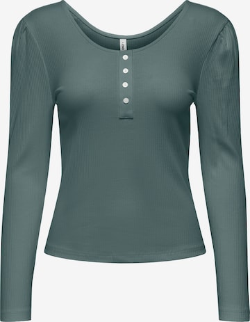 ONLY - Camisa 'SIMPLE' em verde: frente