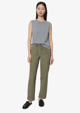 Marc O'Polo Tapered Broek in Bruin