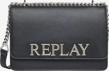 REPLAY - Bolso de hombro en negro: frente