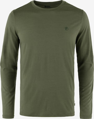 Fjällräven Performance Shirt 'Abisko' in Green: front