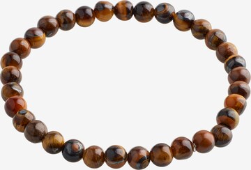 Pilgrim Bracelet 'POWERSTONE' in Brown: front