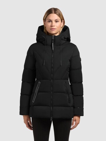 Veste d’hiver 'Rabb' khujo en noir : devant