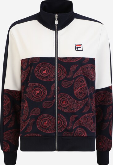 FILA Zip-Up Hoodie 'CALISTE' in Navy / Red / White, Item view