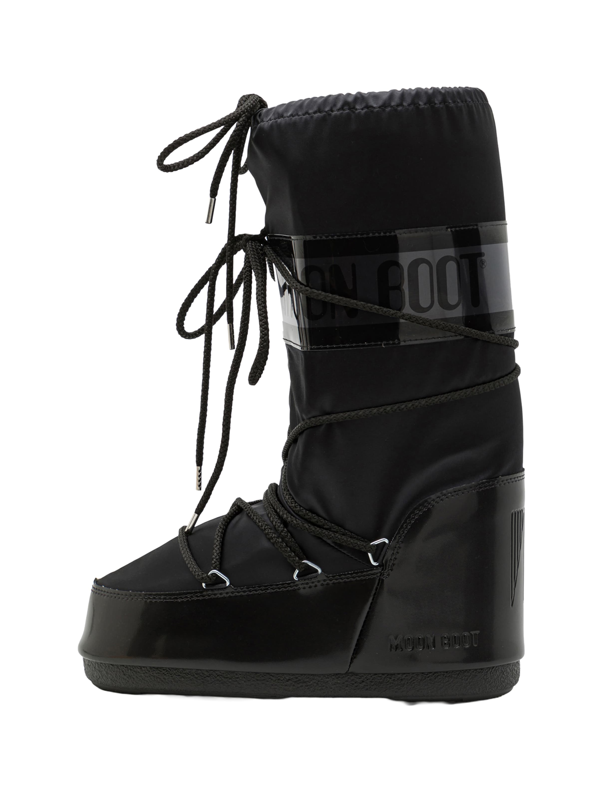 melns MOON BOOT Sniega apavi 'ICON GLANCE': no priekšpuses
