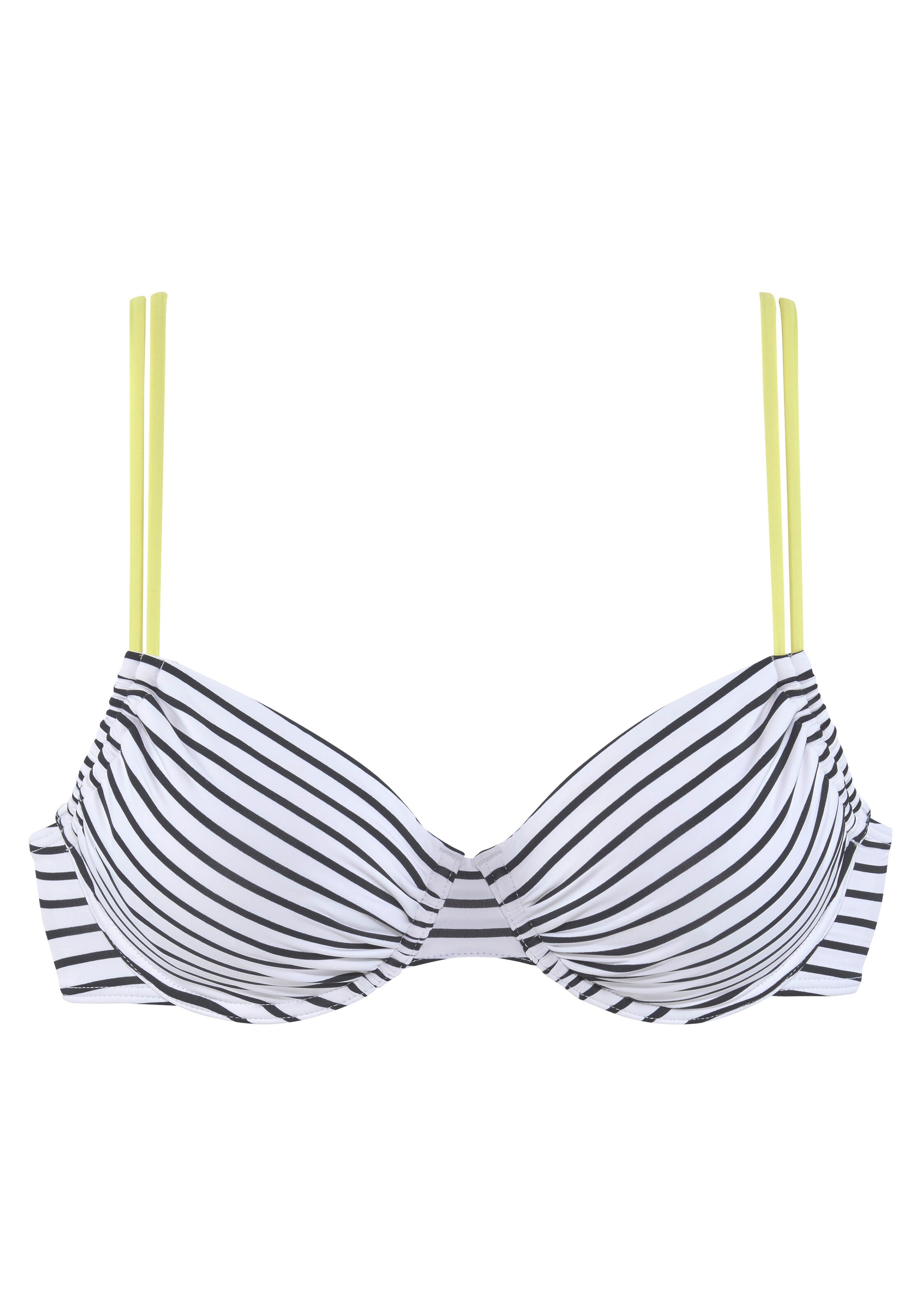 T-shirt Top per bikini di VENICE BEACH in bianco: frontale
