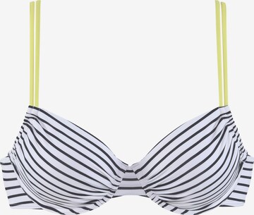 VENICE BEACH T-shirt Bikinitop in Zwart: voorkant