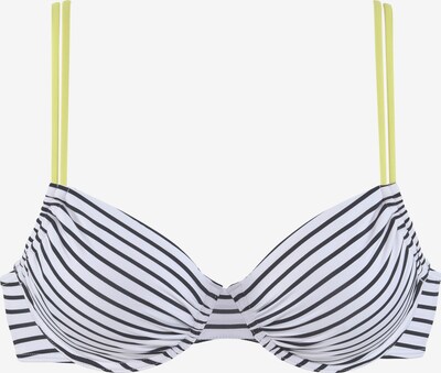 sárga / fekete / fehér VENICE BEACH Bikini fels�ő, Termék nézet