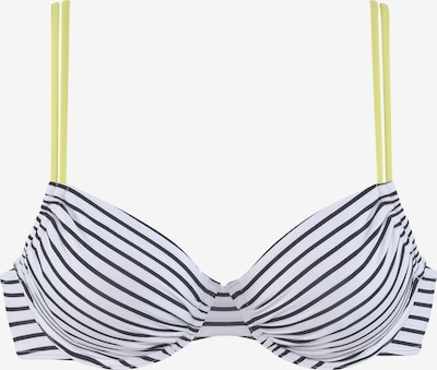 VENICE BEACH Bikini top in Yellow / Black / White, Item view