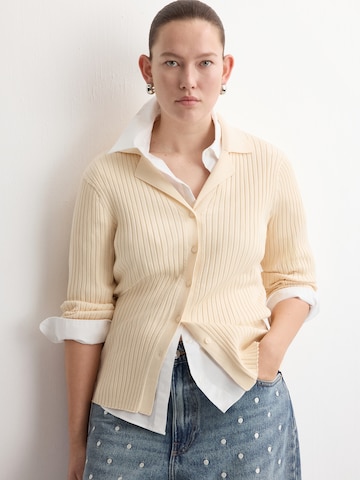 MANGO Baggy Jeans 'LUNARES' in Blauw