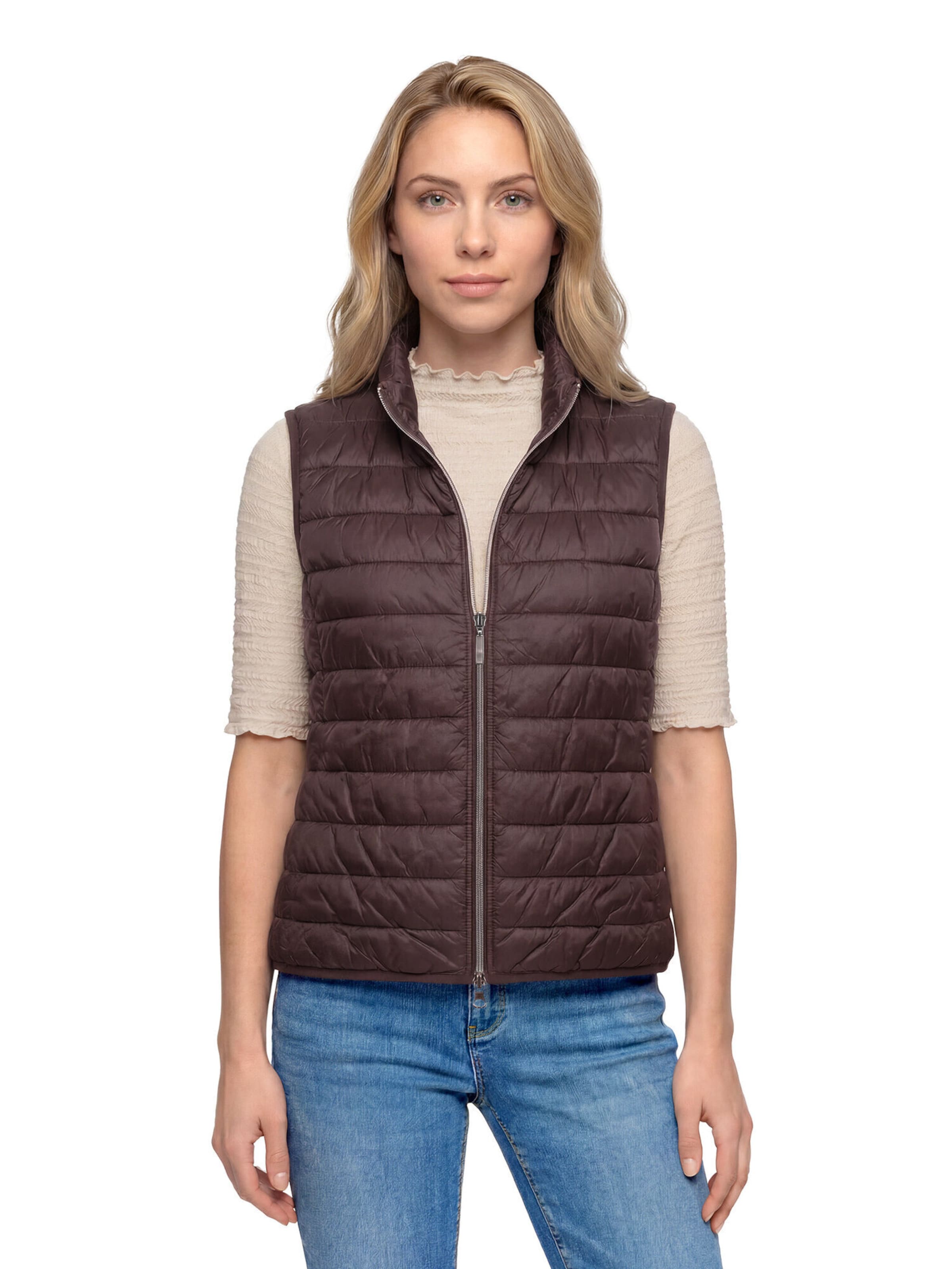 Betty Barclay Bodywarmer in Bruin: voorkant
