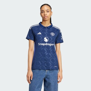 ADIDAS PERFORMANCE Trikot 'Manchester United 24/25 Away' in Blau: Vorderseite