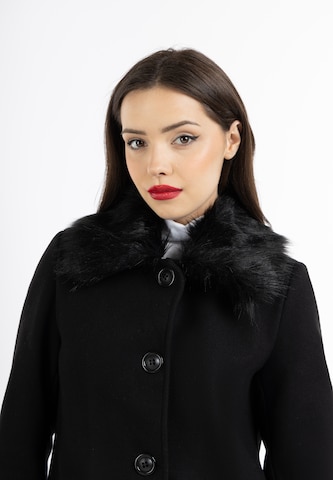 faina - Abrigo de invierno en negro