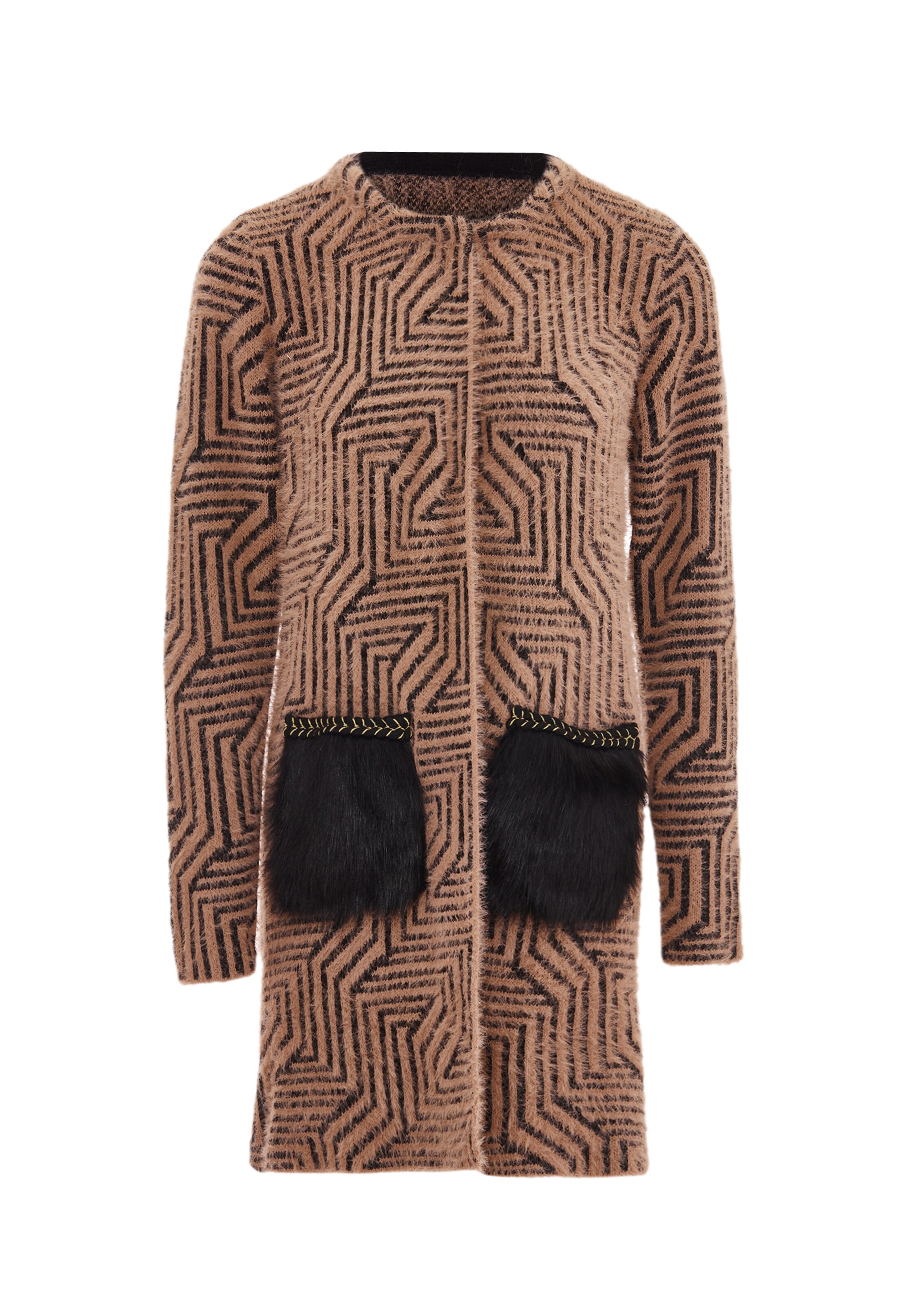 faina Strickjacke in Pink: Vorderseite