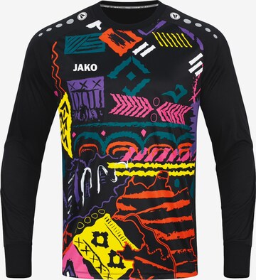 JAKO Jersey 'Tropicana' in Black: front