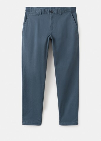 MANGO MAN Slim fit Pants 'Prato' in Blue