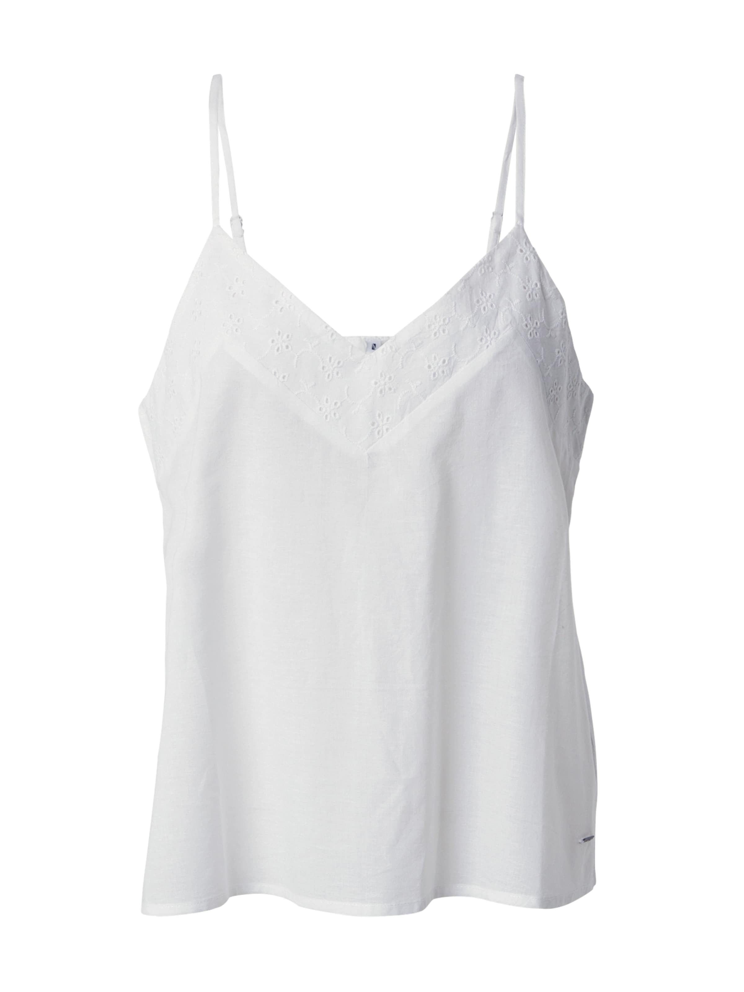 balts Pepe Jeans Blūze 'MARGA': no priekšpuses