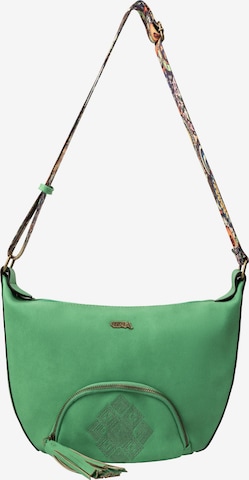 IZIA Crossbody bag in Green: front