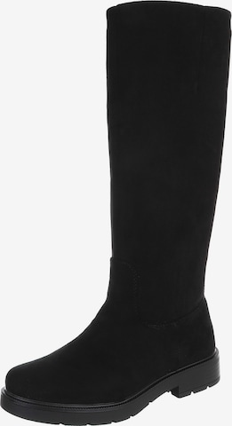 Ital-Design Stiefel in Schwarz: Vorderseite