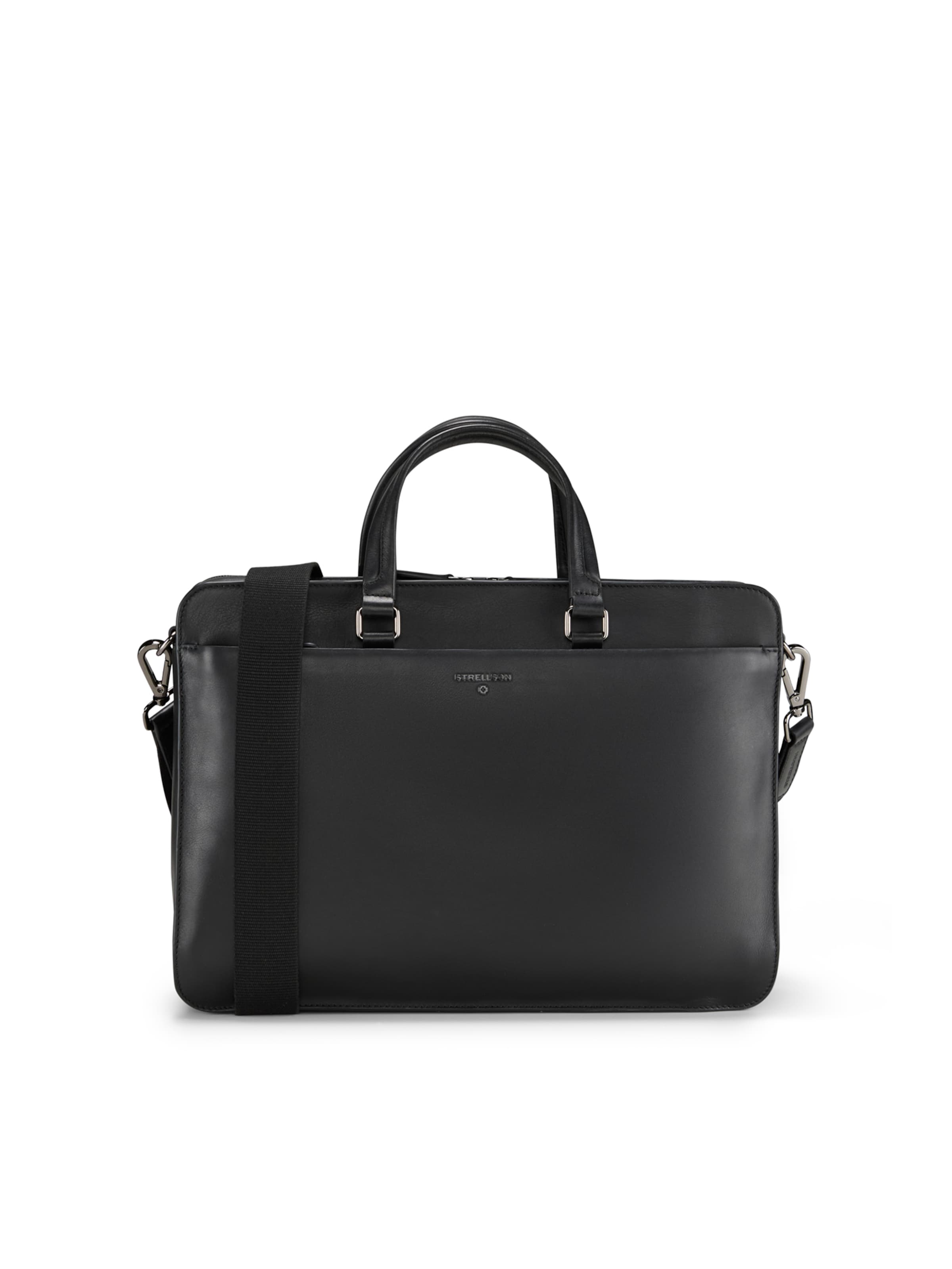 STRELLSON Aktentas 'Hoxton Charles' in Zwart: voorkant