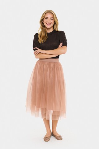 Jupe 'MorinaSZ' SAINT TROPEZ en marron