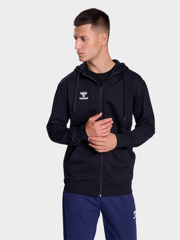 Veste de survêtement 'GO 2.0' Hummel en noir : devant