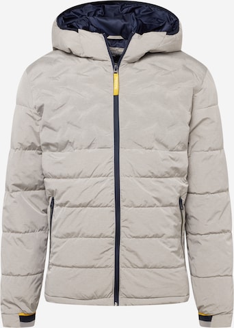 Veste mi-saison 'BERG' JACK & JONES en gris : devant